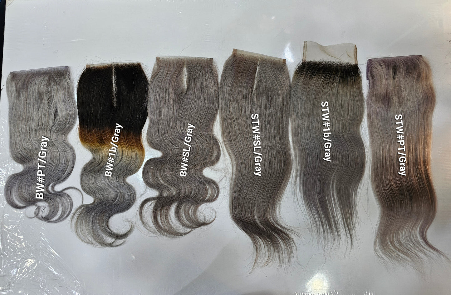 Gray Human Hair Closure Grey Closure Human Hair Virgin Italian 4x4 - Natural Hair and Wigs