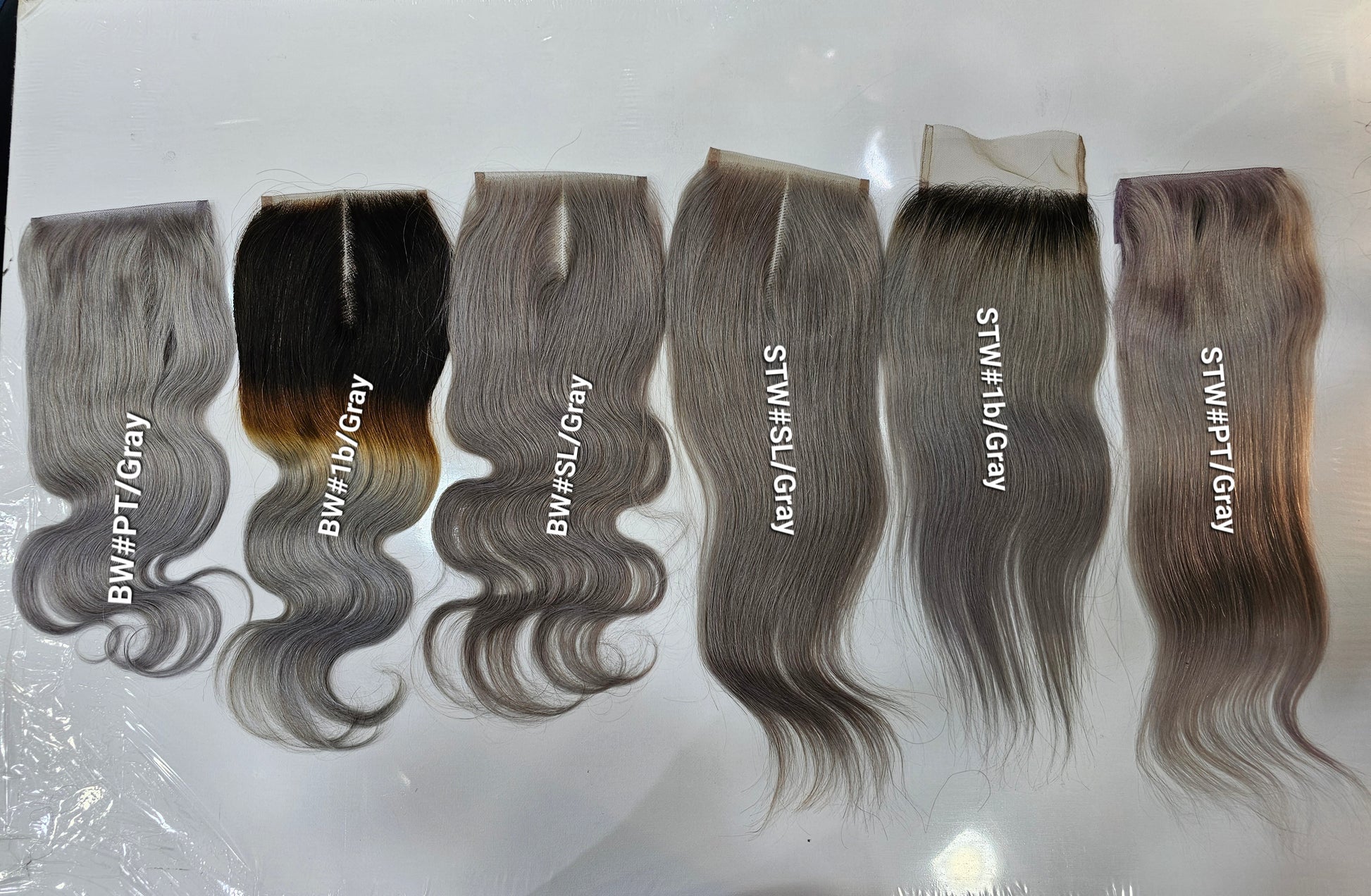 Gray Human Hair Closure Grey Closure Human Hair Virgin Italian 4x4 - Natural Hair and Wigs