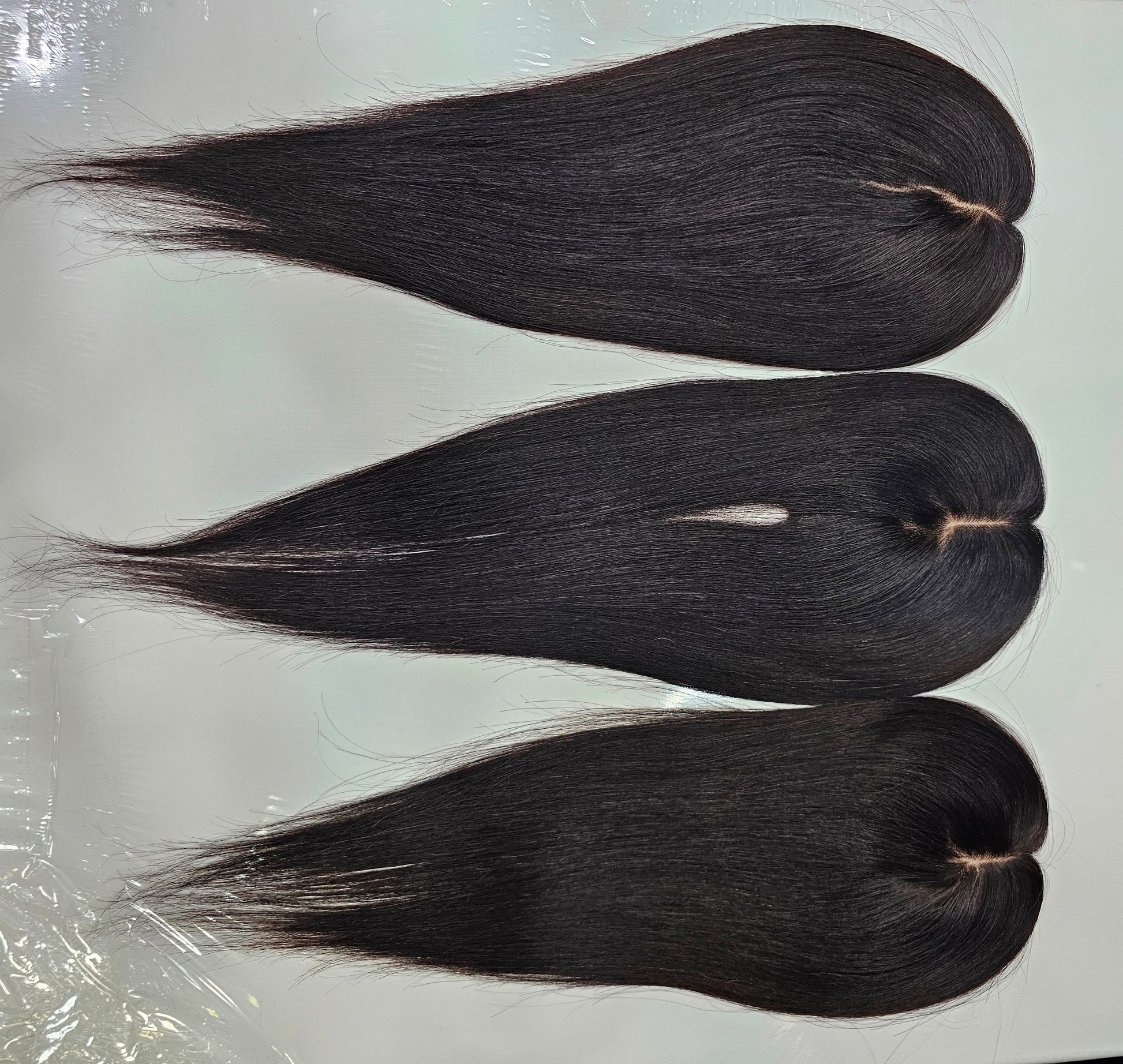 women hair topper with clips