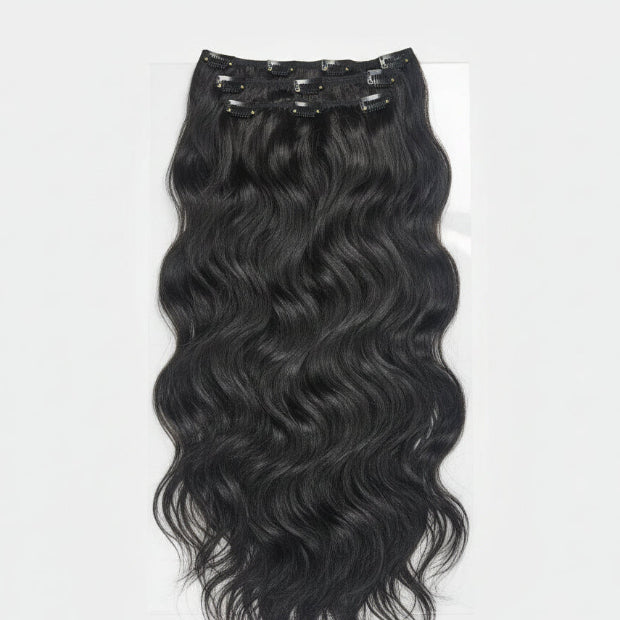 3 piece clip in hair extensions Wavy Clip in Hair Extensions Set for Women