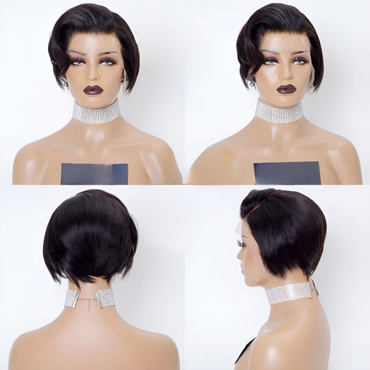 Pixie Cut Lace Front Wig Human Hair