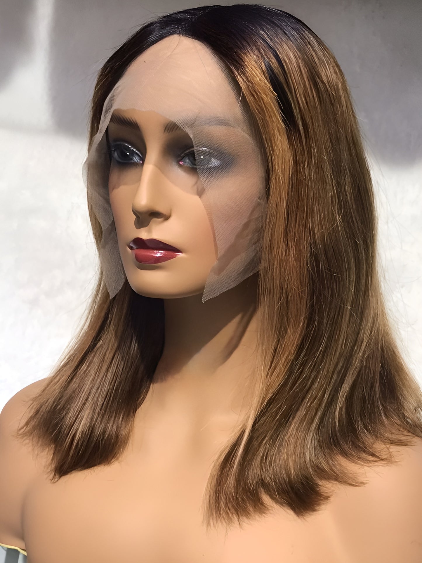 highlights central part bob lace wigs