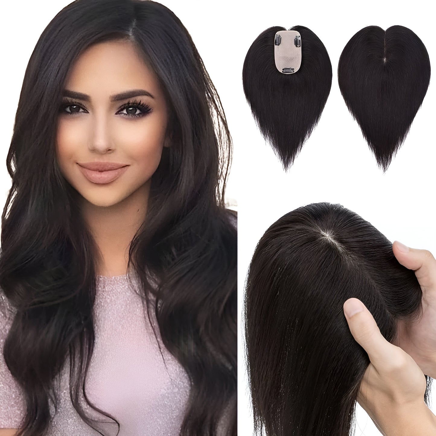 cheap human hair topper near me