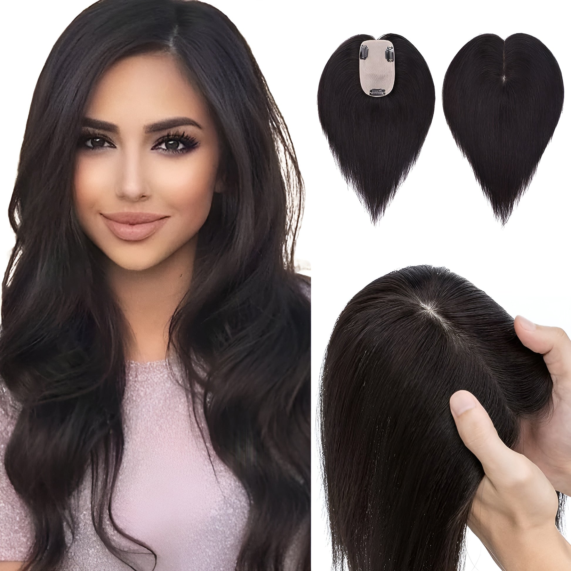 cheap human hair topper near me