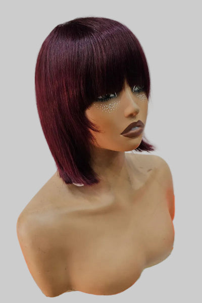 99j fringe wig human hair 