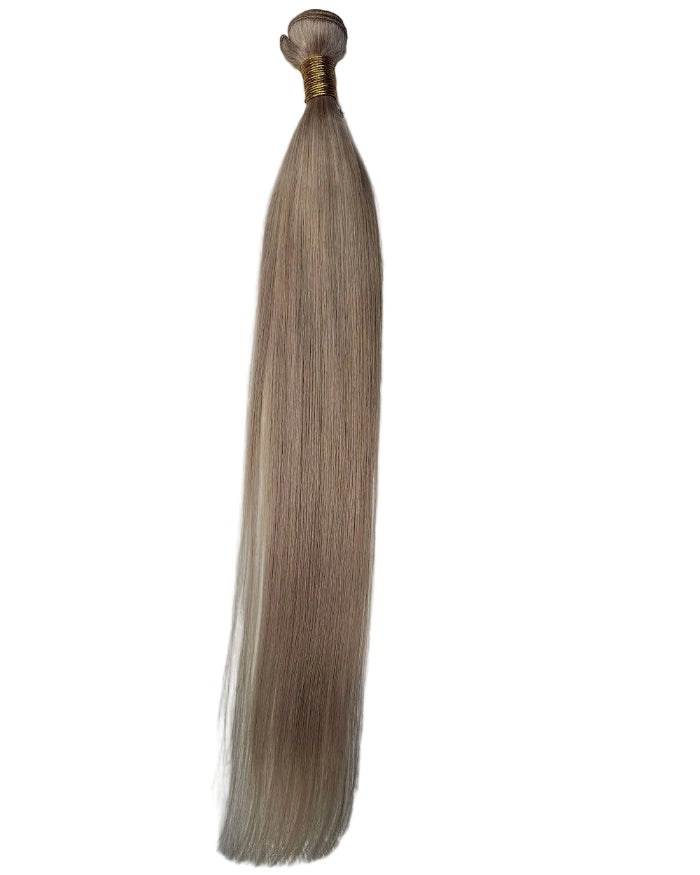 Ash Blonde Bundles Hair Extensions. 
hair bundles uae. hair weft extensions dubai. ash blonde hair extensions dubai. 
Platinum blonde human hair bundles with smooth texture. 
Close-up of platinum blonde bundles hair extensions. 
Long platinum blonde human hair weave bundles. 