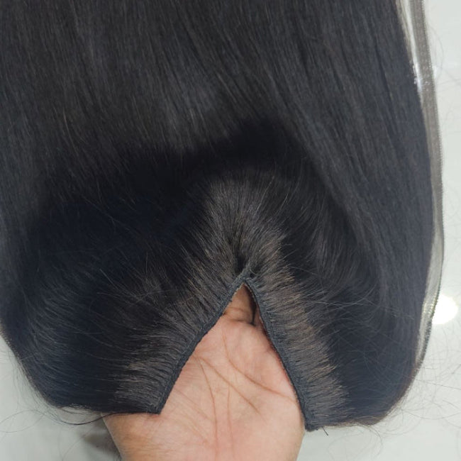 Natural-looking V Part Wig UAE styling.