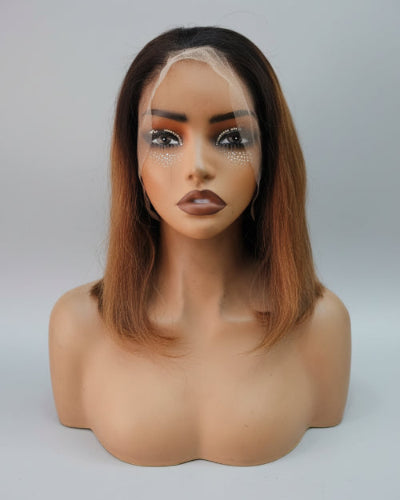 Black and Brown Human Hair Bob Wig. 
Black and Brown Human Hair Bob Wig UAE. 
1B 4 Shoulder Length Wig Dubai for women.
