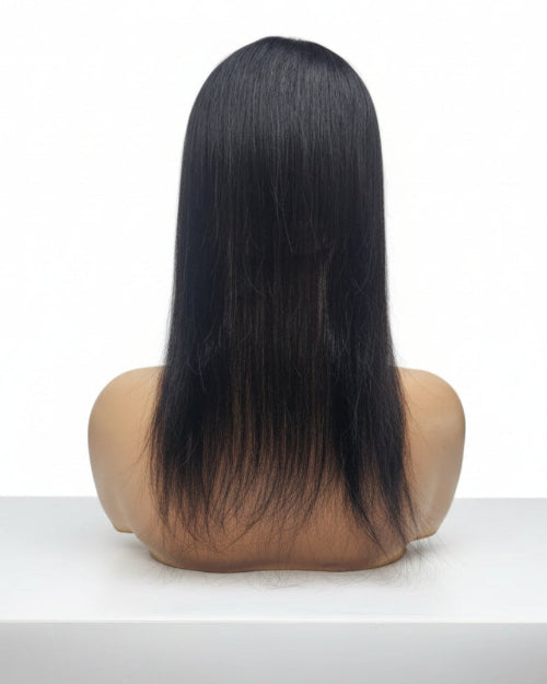 Premium human hair topper for instant hair volume 16 inch