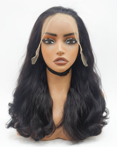 Glueless Bouncy Body Wave Lace Front Wig. 
transparent lace bouncy spiral wave wig. 
Glueless bouncy body wave lace front wig. 
Bouncy body wave human hair lace front wig. 