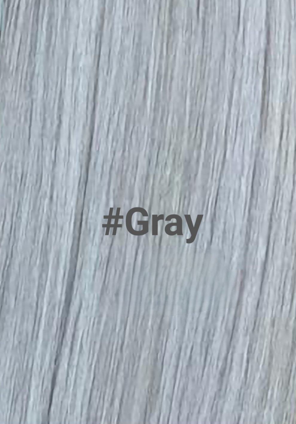 Grey Claw Clip Ponytail Extensions