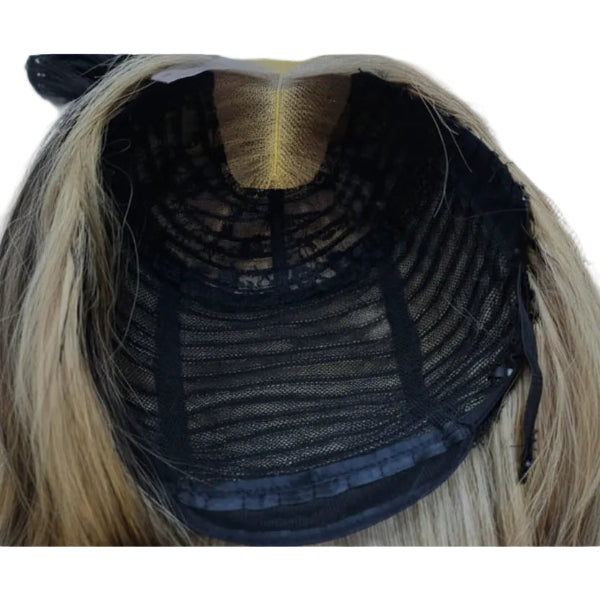 Light brown highlighted bob wig Dubai