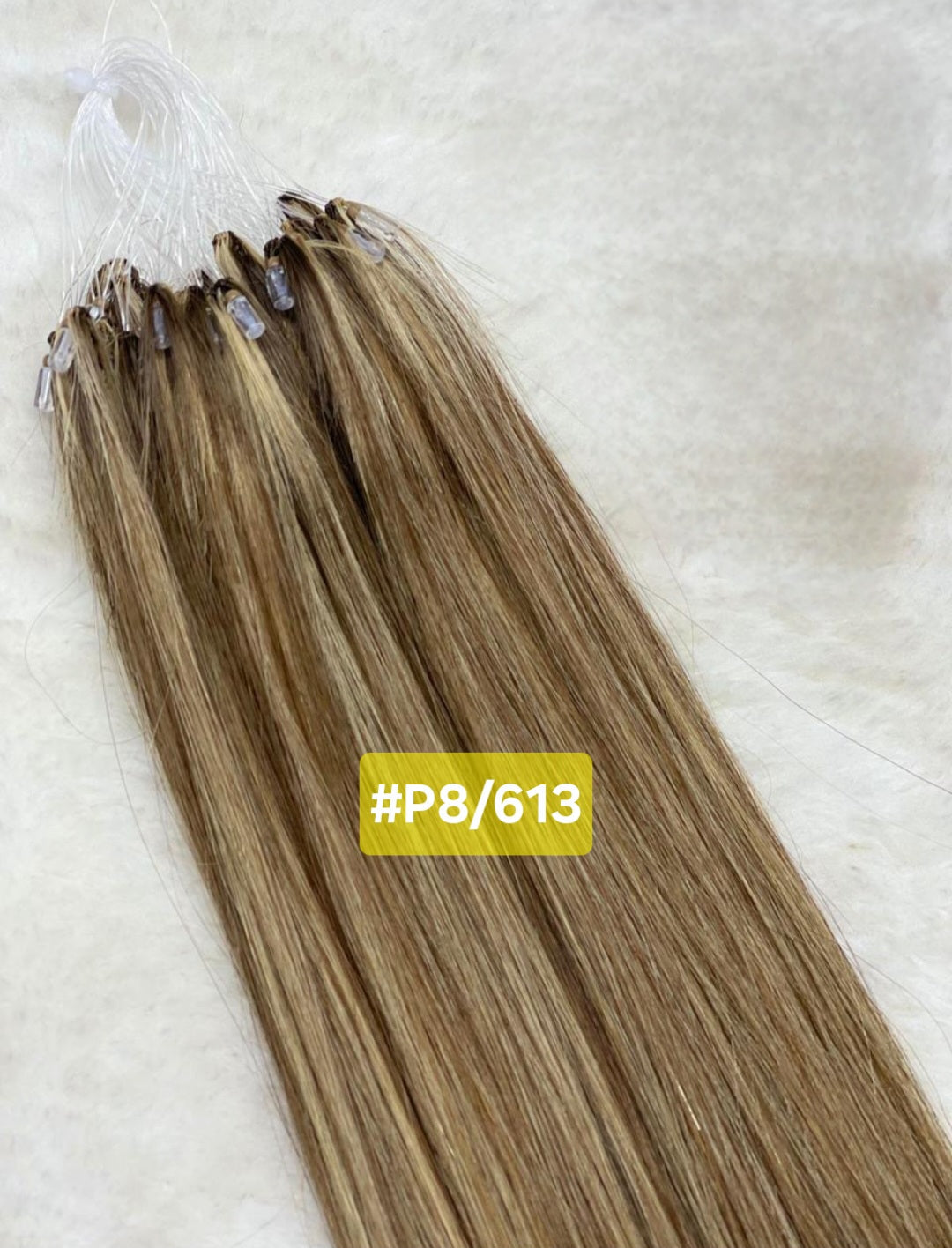High-quality Russian Hair Extension Micro Loops with micro rings Natural Hair and Wigs Dubai
