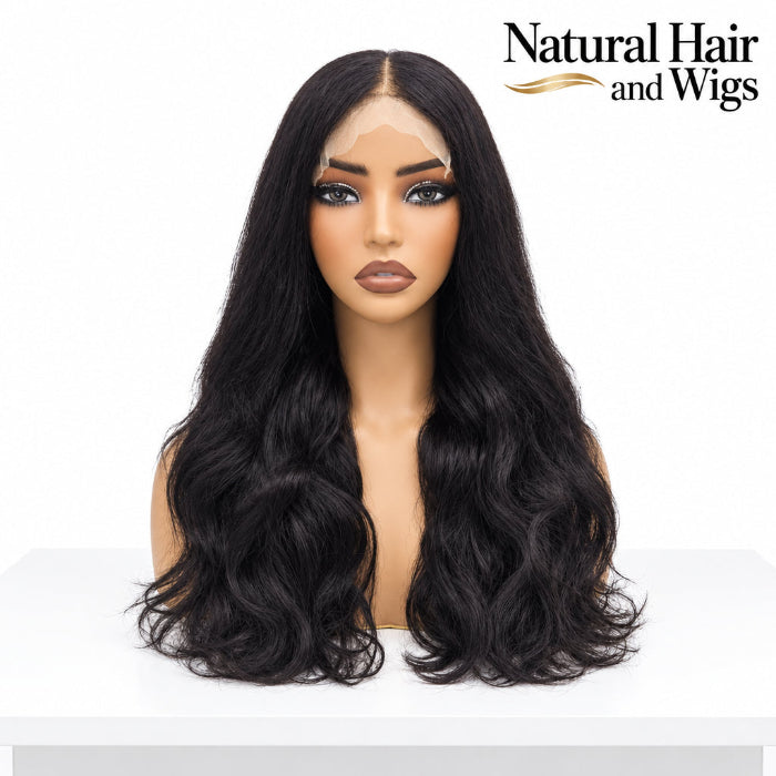 High Density Human Hair Glueless Wig cap construction with adjustable bands.