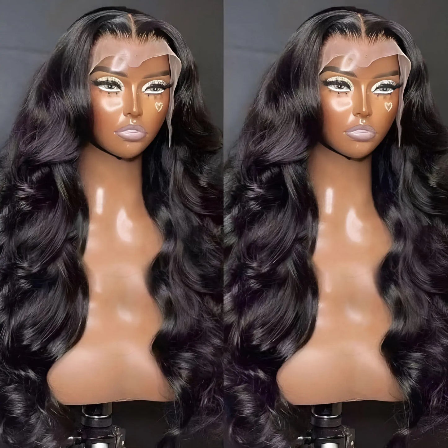 High Quality Wig Wavy Human Hair HD Lace Front Wig Italian Premium Quality - Natural Hair and Wigs