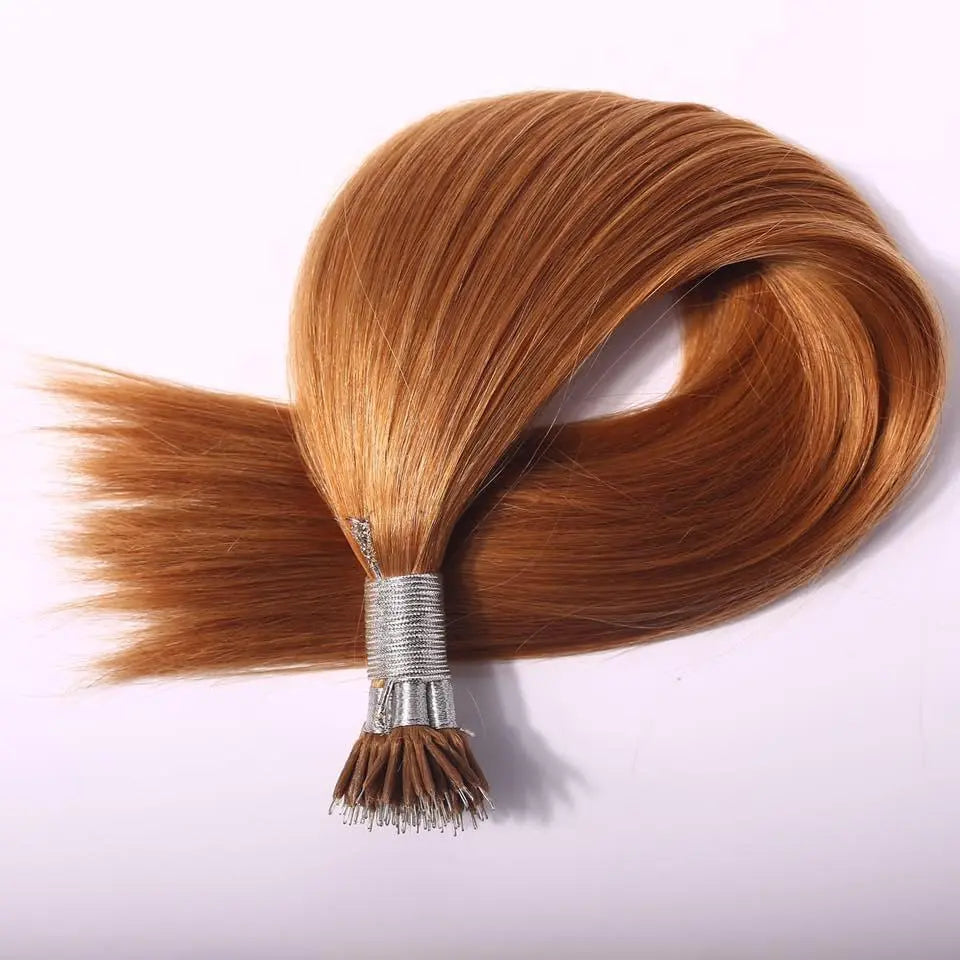 Nano Tip Hair Extensions Peruvian Human Nano Ring Hair Extensions - Natural Hair and Wigs