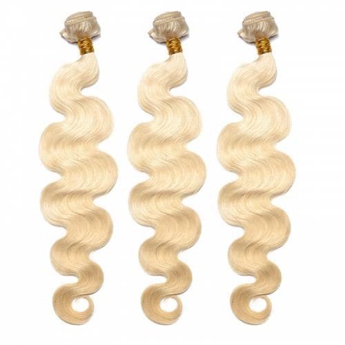 Virgin Italian Straight & Body Wave Blonde Bundles Human Hair Extensions - Natural Hair and Wigs