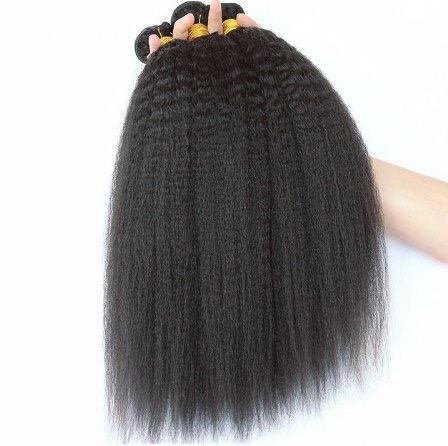 Virgin Italian Yaki Kinky Straight Boundless Human Hair Extensions In Dubai