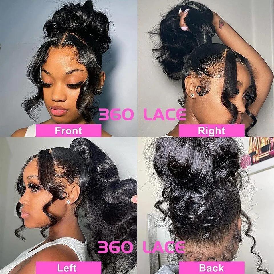 Body Wave Human Hair 360 Lace Wig Premium Quality Vietnamese - Natural Hair and Wigs