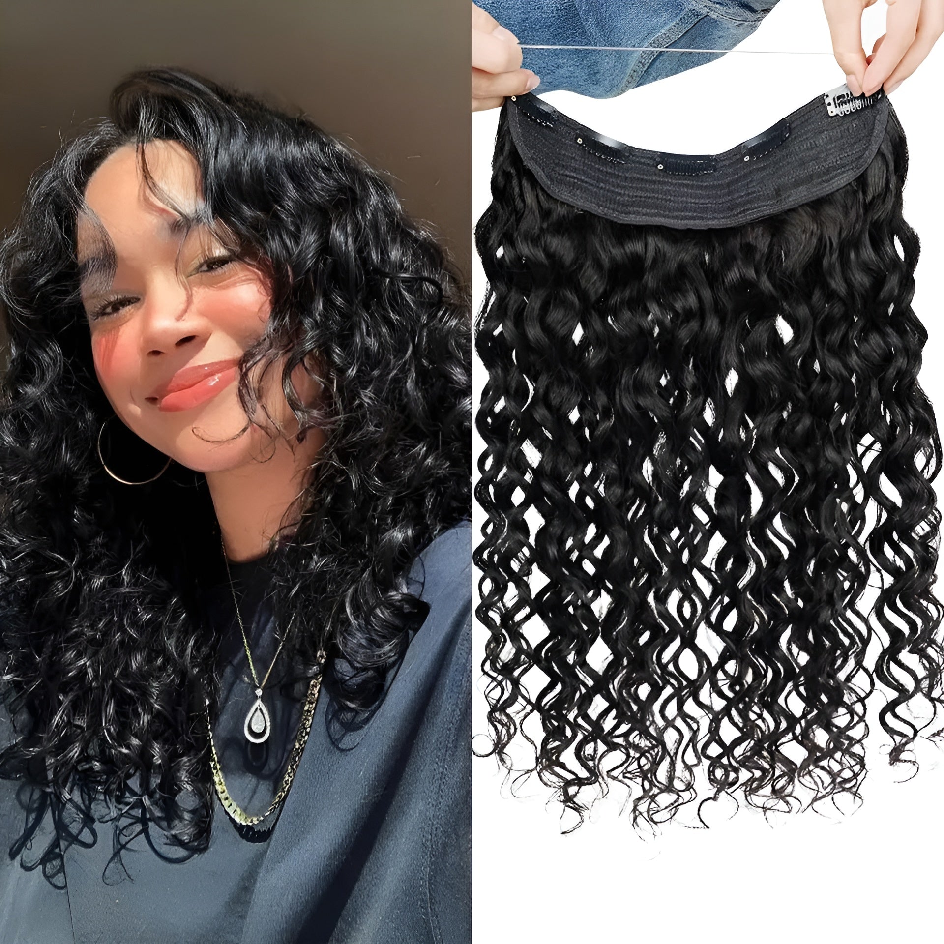 Hola Hair Extensions Human Hair Curly Italian & Vietnamese Hair - Natural Hair and Wigs