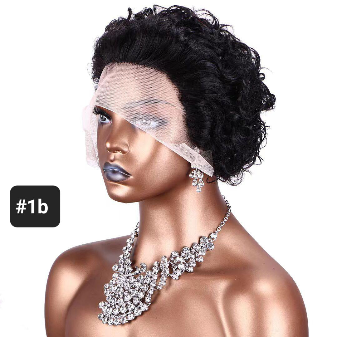 short curly wig natural hair