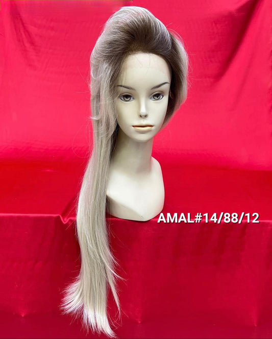 Synthetic and Human Colors mix Lace Wigs In DUBAI