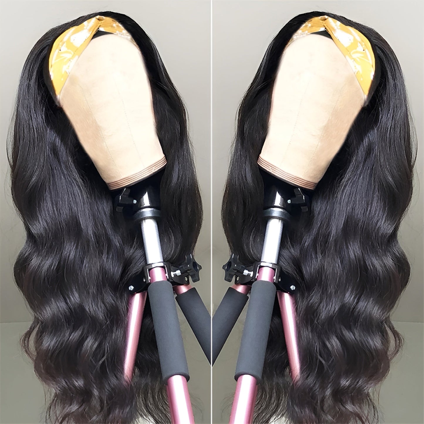 Headband Wig Virgin Italian Human Hair Body Waves Headband Wig for Women Natural Hair and Wigs
