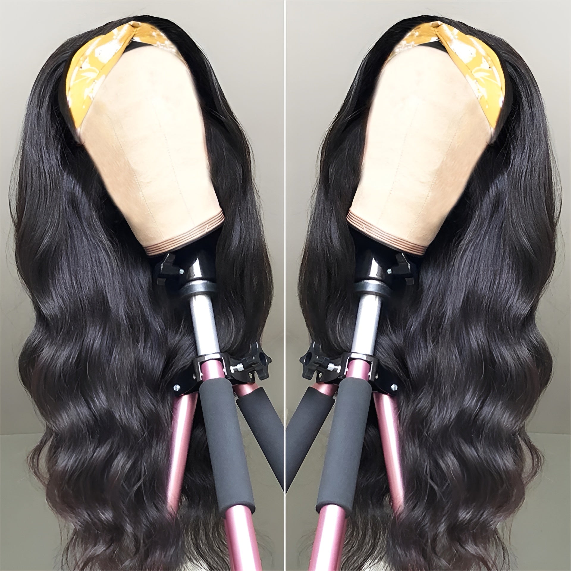 Headband Wig Virgin Italian Human Hair Body Waves Headband Wig for Women Natural Hair and Wigs