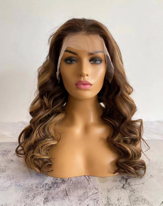 glueless highlights ombre lace front human hair wig near me dubai