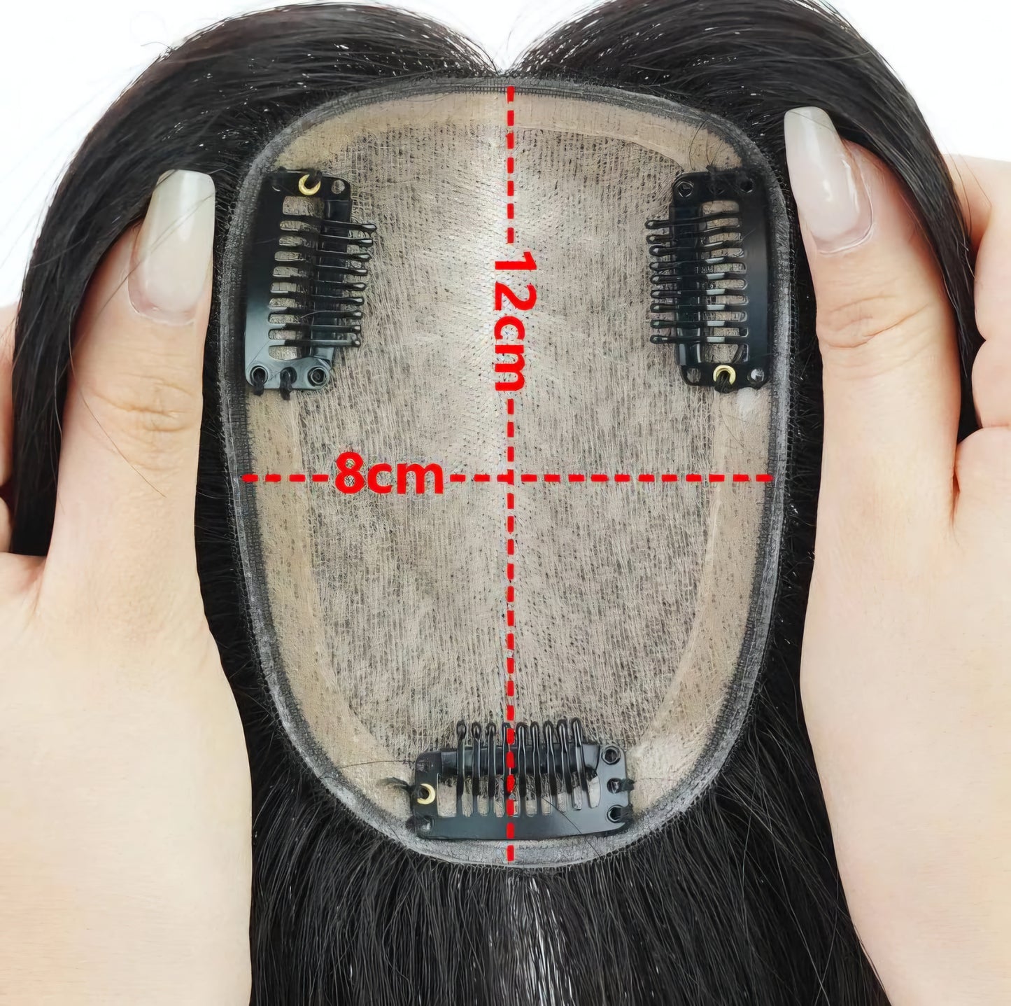 Women's Hair Topper for Thinning Human Hair Peruvian Remy Topper Hair - Natural Hair and Wigs
