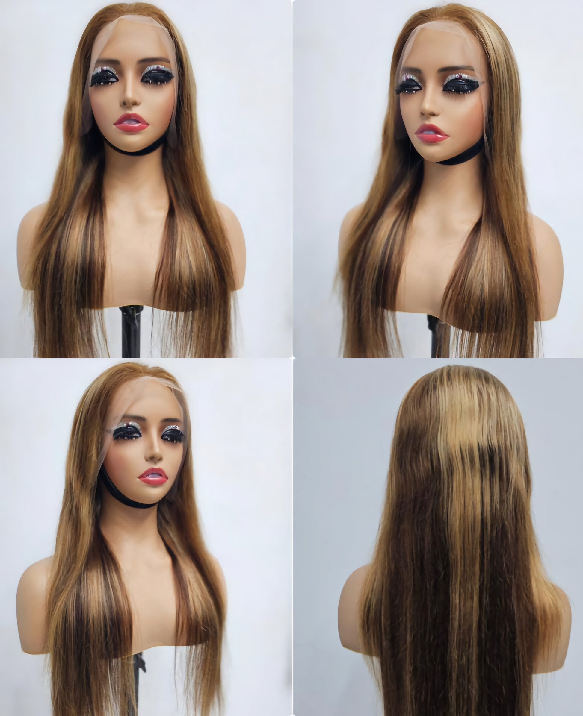 highlights human hair wig for black women in Dubai
