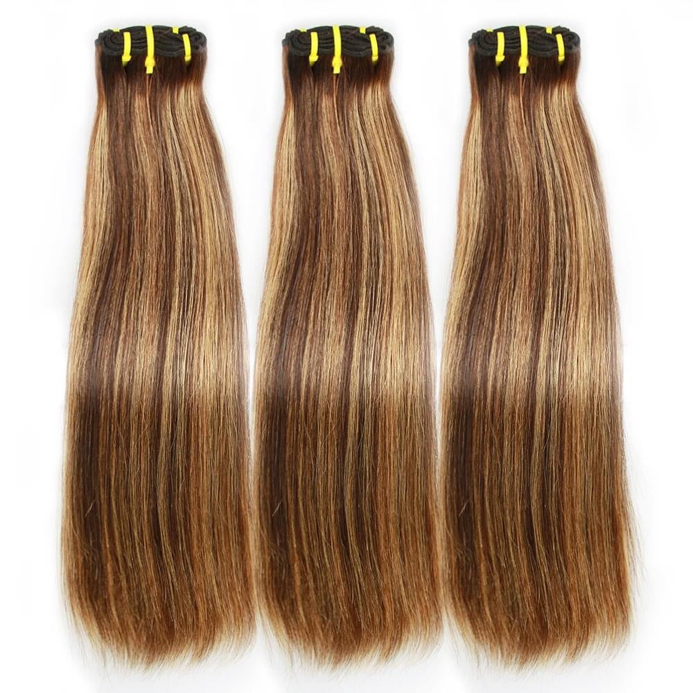 Quality Human Hair Weave Vietnamese Premium Highlight Bundle Extension - Natural Hair and Wigs
