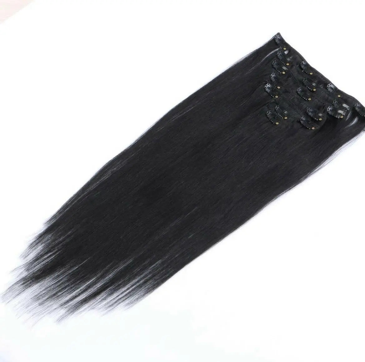 Set Clip on Extension Hair Virgin Italian Human Hair Clip In Extension - Natural Hair and Wigs