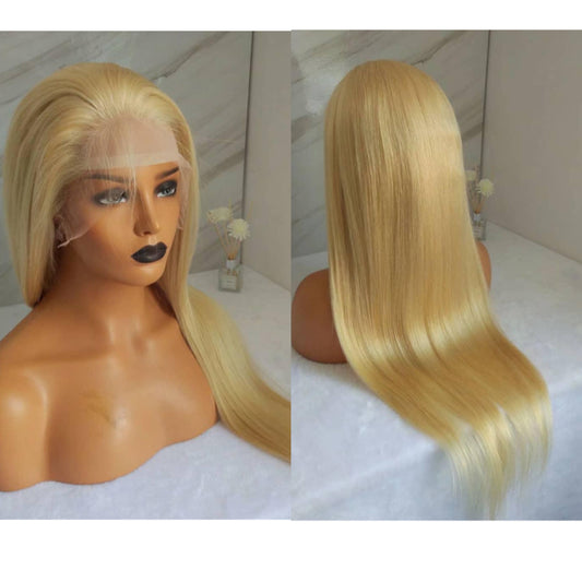 blonde lace wig human hair