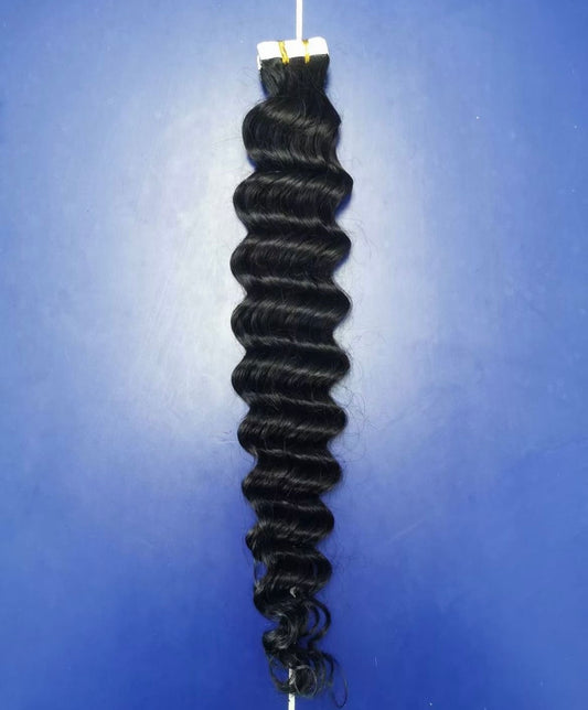 Virgin Indian Human Hair Tape / Stickers Extensions In Dubai