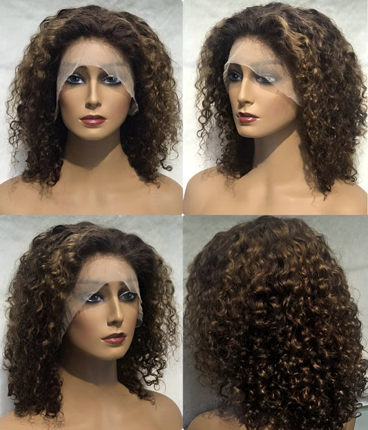 ombre bob lace front human hair wigs