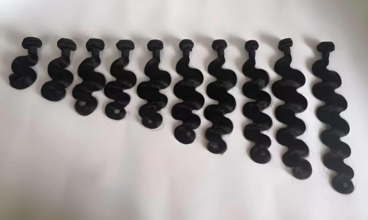 Bundles Human Hair Extensions Virgin Indian Bundle Weave - Natural Hair and Wigs