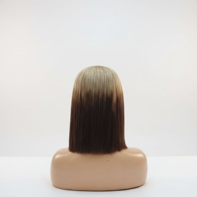 HD 2/6 Bob Wig lace parting close-up