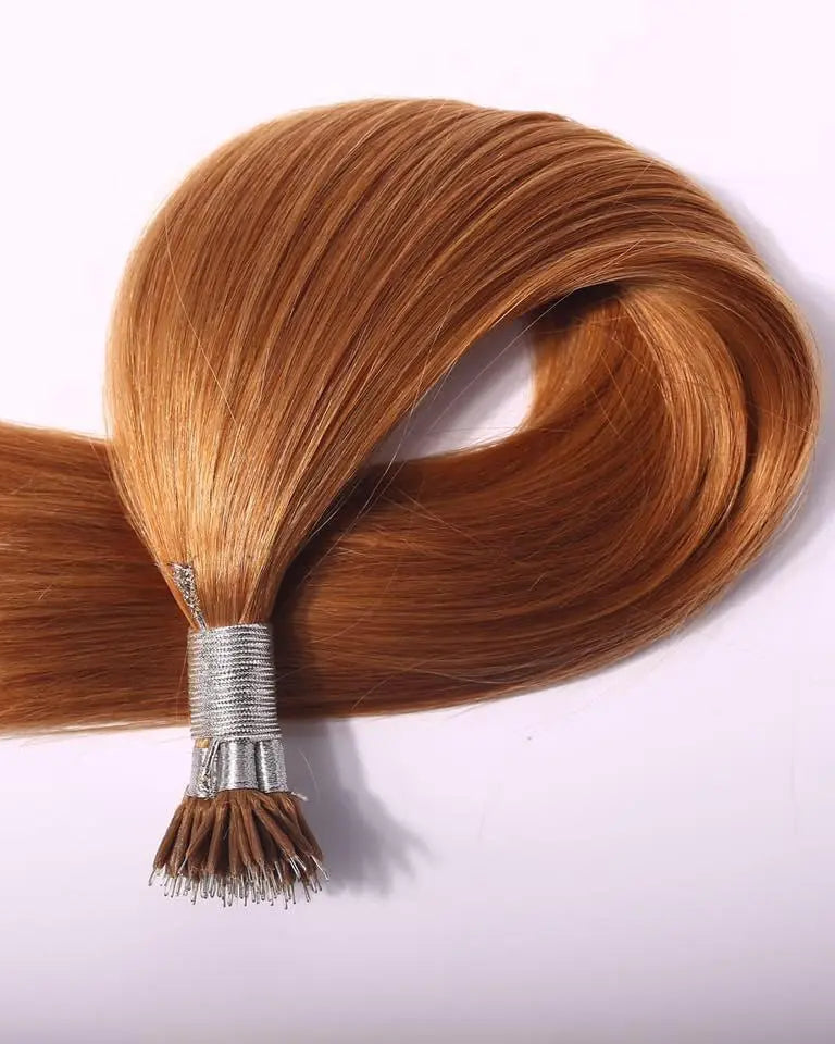 Nano Tip Hair Extensions Peruvian Human Nano Ring Hair Extensions - Natural Hair and Wigs