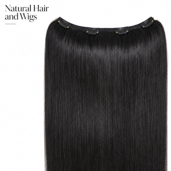 Clip on hair extensions for creating longer fuller hairstyles.