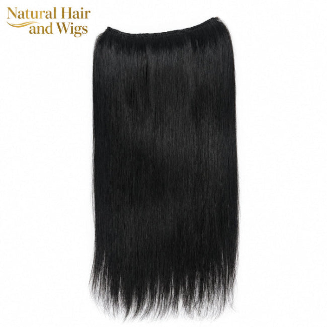 Single piece clip in extension attached for added hair volume.
