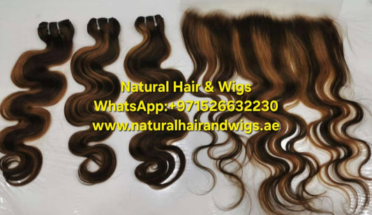 Ombre Weft Hair Extensions for volume and length Natural Hair and Wigs