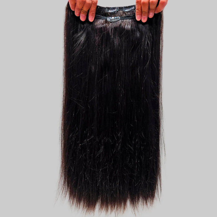 Premium Human Hair Clip in Extensions UAE