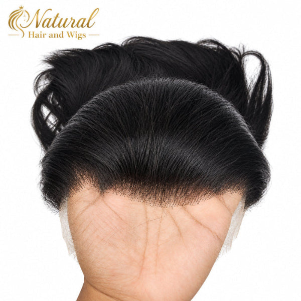Invisible Transparent Bone Straight Lace Wig highlighting the 13x4 lace frontal.