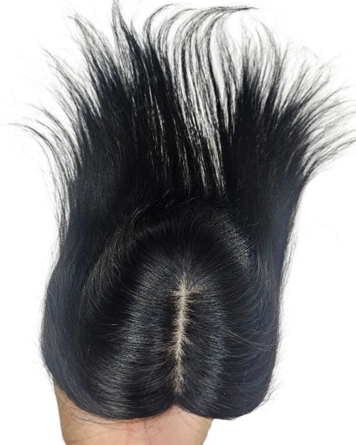 Hair topper Dubai premium human hair crown piece