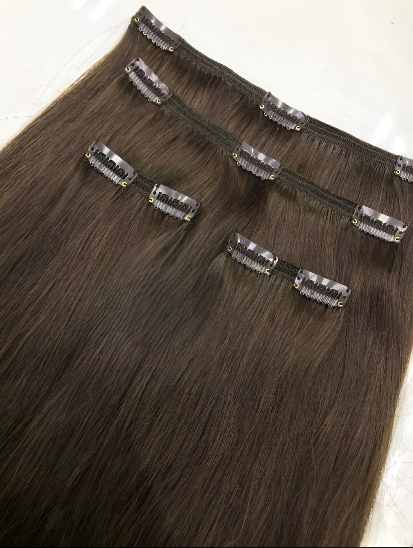 Clip in Hair Pieces Italian Human Hair Clips On Extensions For Women - Natural Hair and Wigs