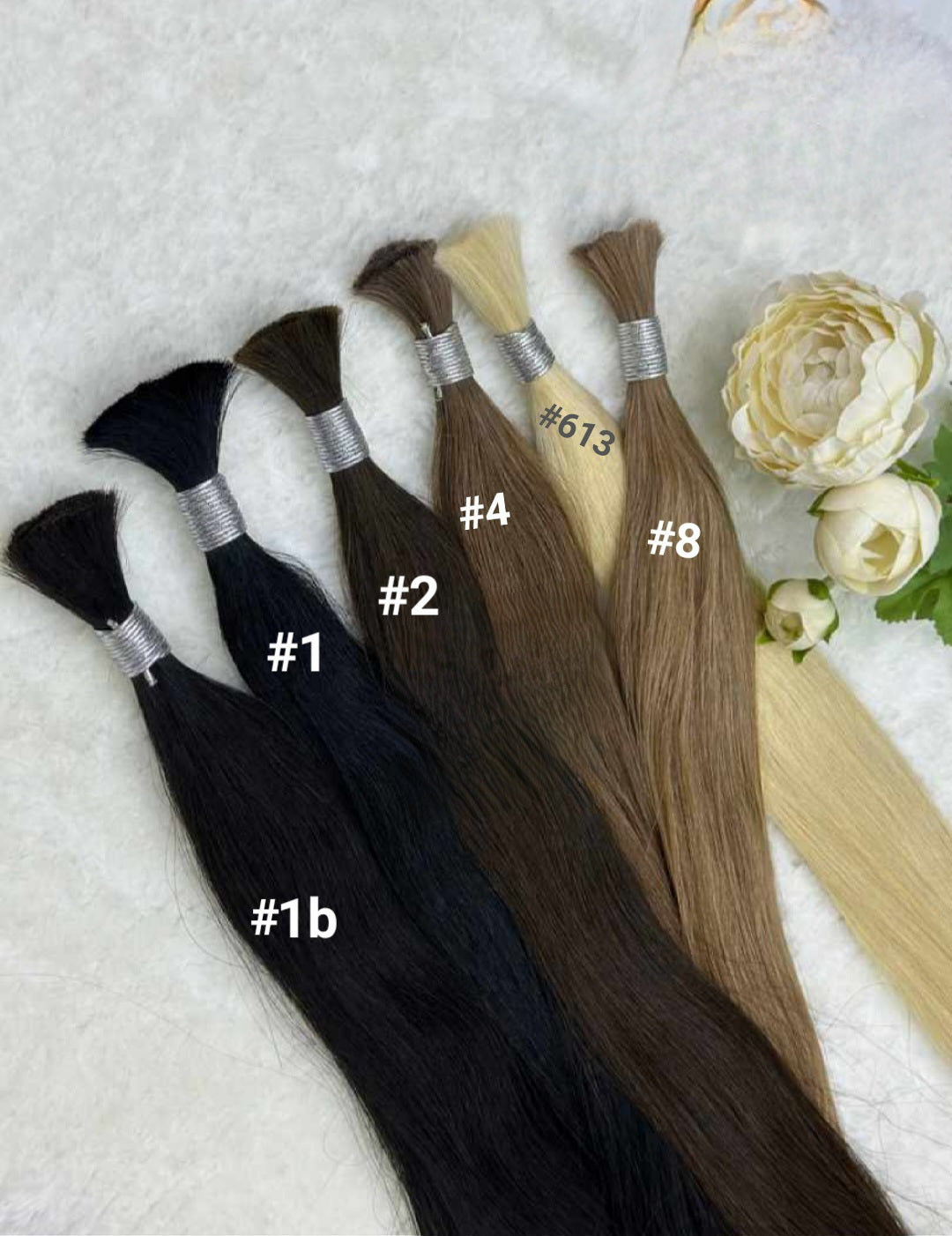Bulk Hair Raw Without Stitching Italian Human Hair Extension In Dubai - Natural Hair and Wigs