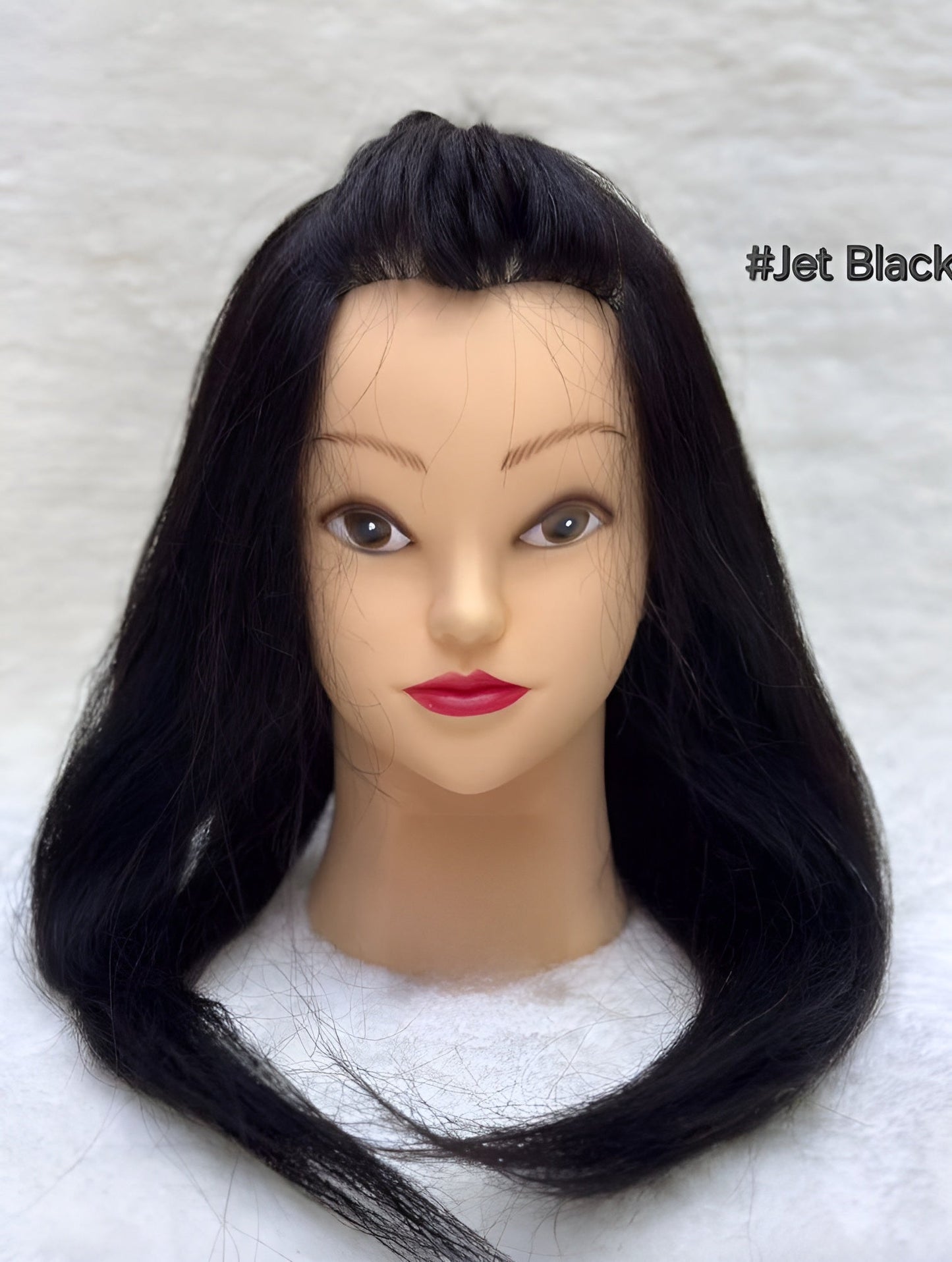 Human Hair Dummy for Practice Style, Mannequin Head for Training Style Natural Hair and Wigs