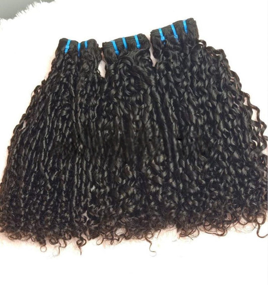 Pixie Curly Human Hair Weave Premium Vietnamese Pixie Curly Bundles Natural Hair and Wigs