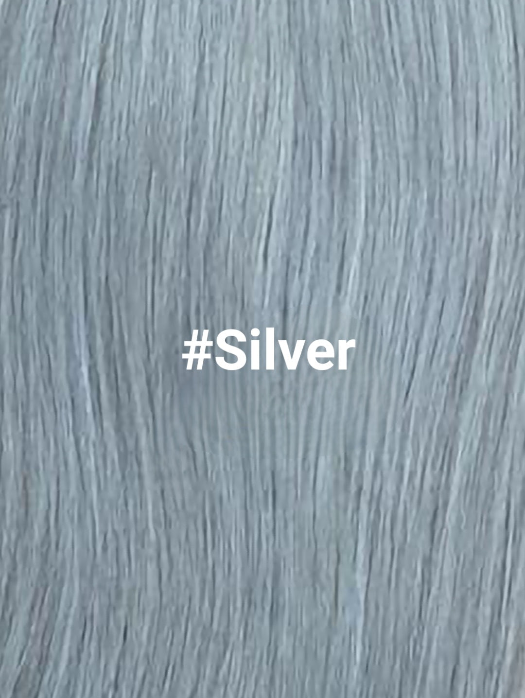 Silver Claw Clip Ponytail Extensions